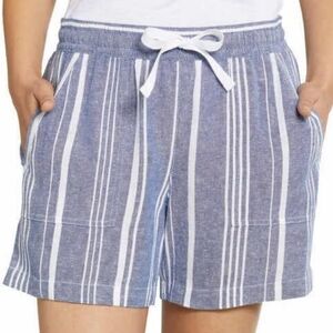 NWT Nautica Linen Blend Pull-On Shorts Medium